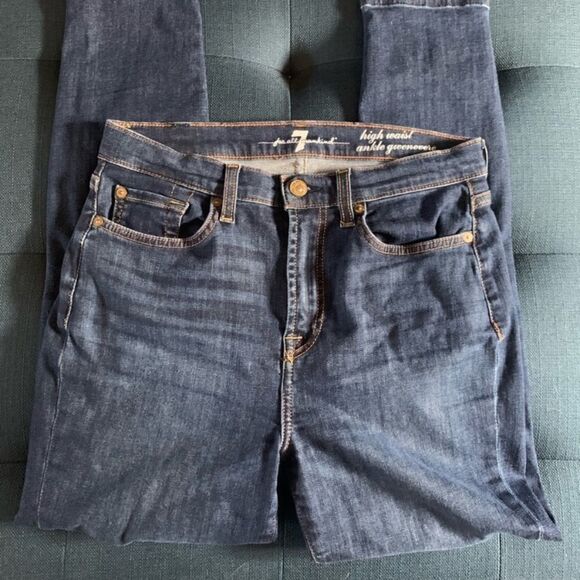 7 For All Mankind Gwenevere Ankle Jeans - Picture 2 of 5